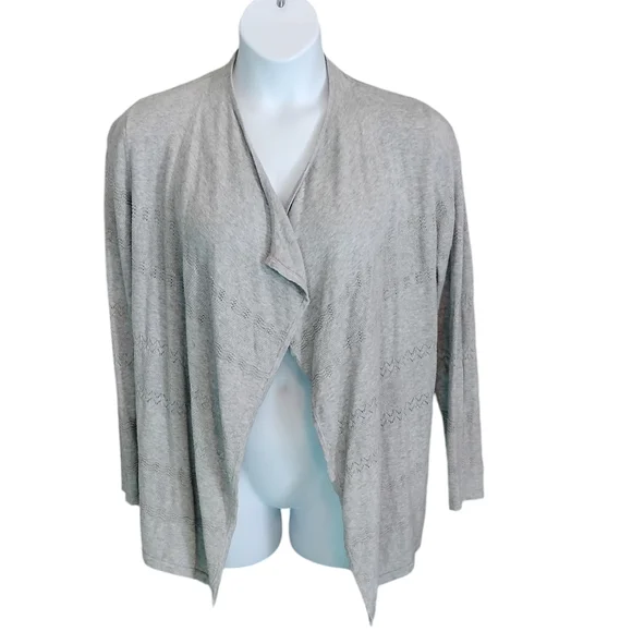 Calvin Klein Open Front Cardigan - Picture 3 of 6